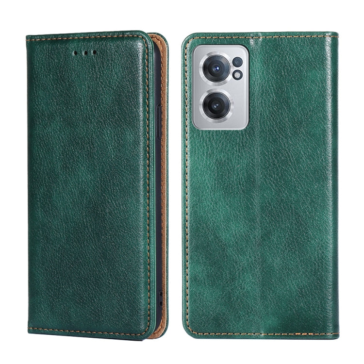 For OnePlus Nord CE 2 5G Pure Color Magnetic Leather Phone Case