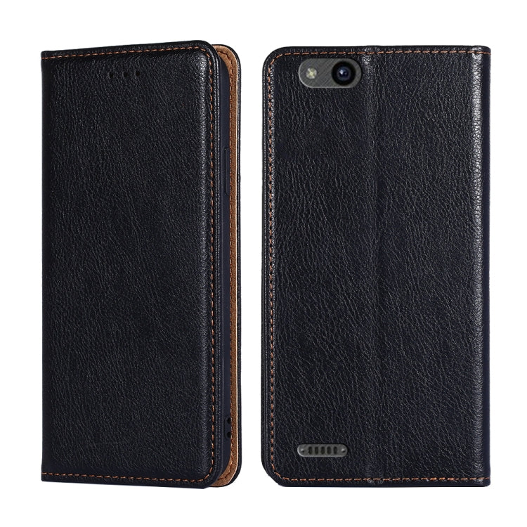 For ZTE Tempo X / Vantage Z839 / N9137 Pure Color Magnetic Leather Phone Case