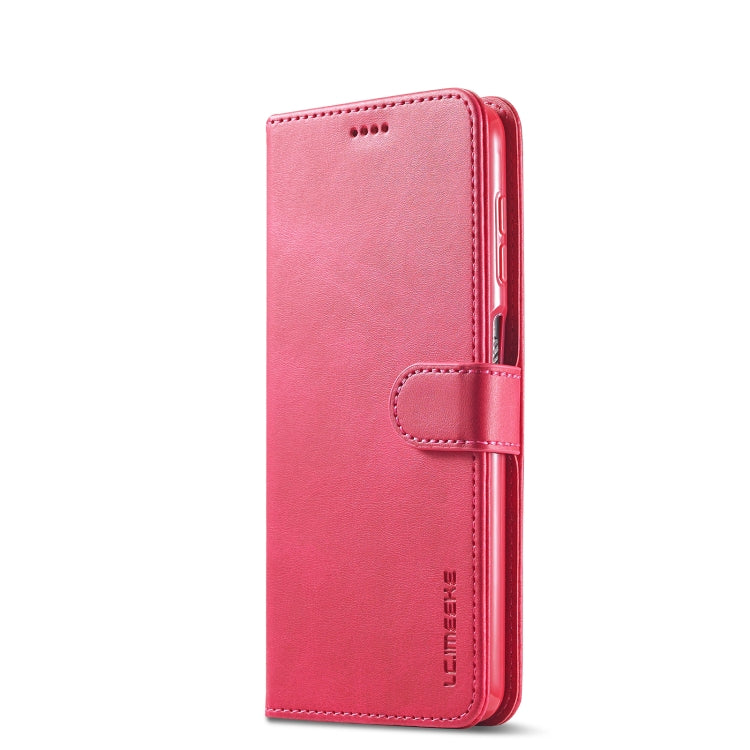 For Samsung Galaxy M33 5G LC.IMEEKE Calf Texture Leather Phone Case