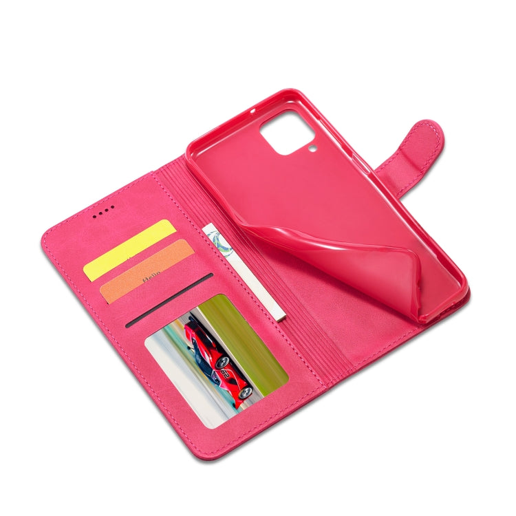 For Samsung Galaxy M33 5G LC.IMEEKE Calf Texture Leather Phone Case