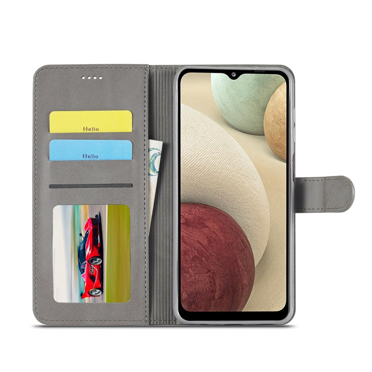 For Samsung Galaxy M33 5G LC.IMEEKE Calf Texture Leather Phone Case