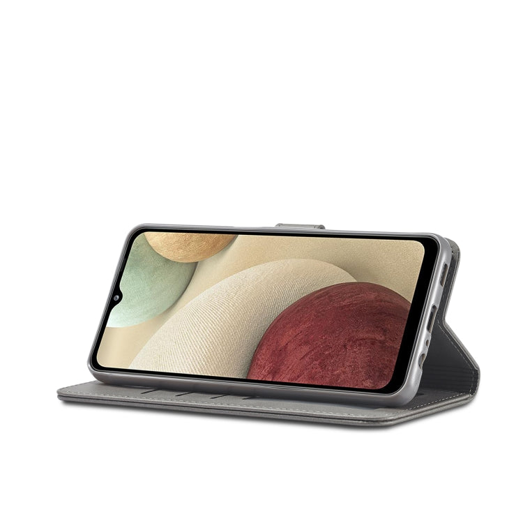 For Samsung Galaxy M33 5G LC.IMEEKE Calf Texture Leather Phone Case