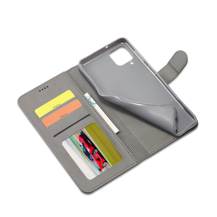 For Samsung Galaxy M33 5G LC.IMEEKE Calf Texture Leather Phone Case