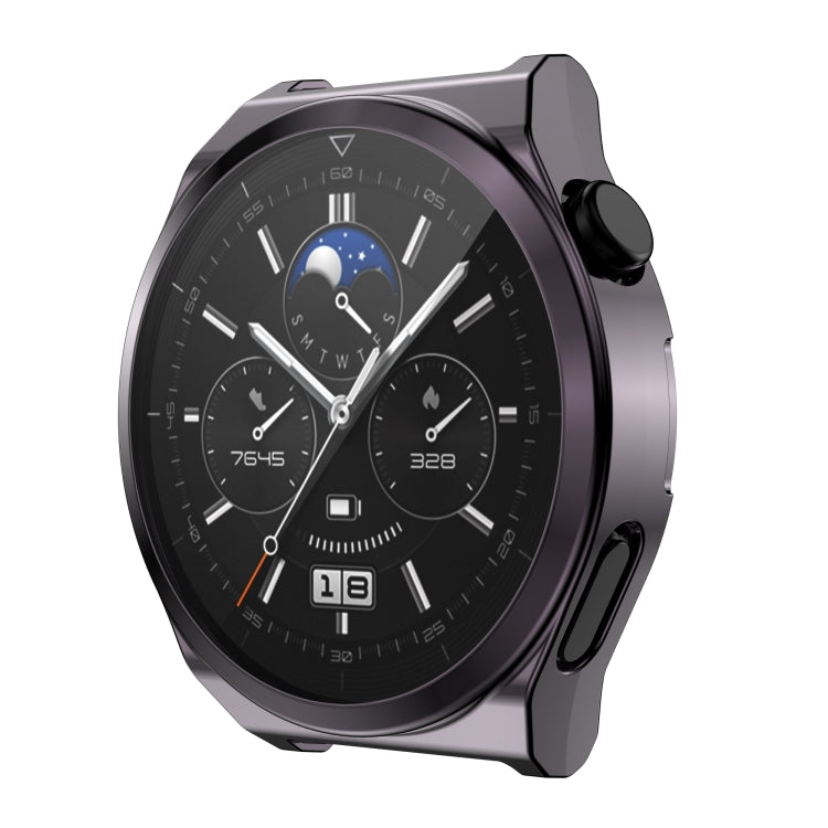 For Huawei Watch GT3 Pro 46mm Electroplating Full Coverage TPU Watch Case