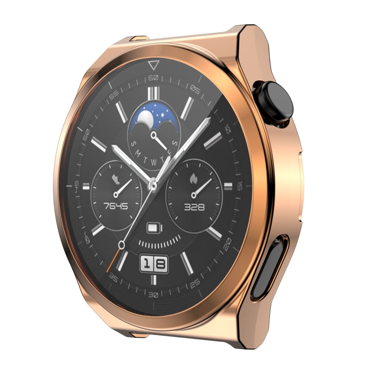 For Huawei Watch GT3 Pro 46mm Electroplating Full Coverage TPU Watch Case