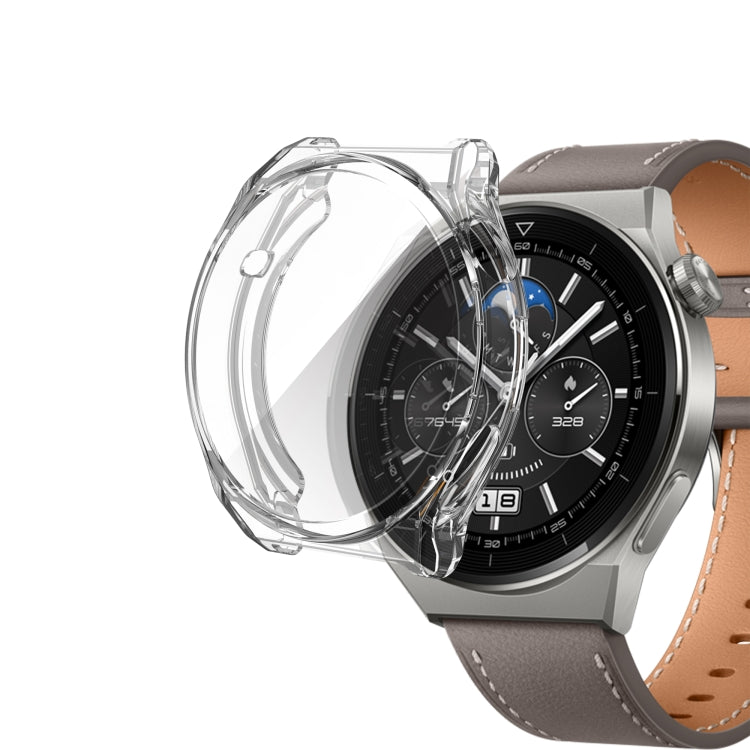 For Huawei Watch GT3 Pro 46mm Electroplating Full Coverage TPU Watch Case