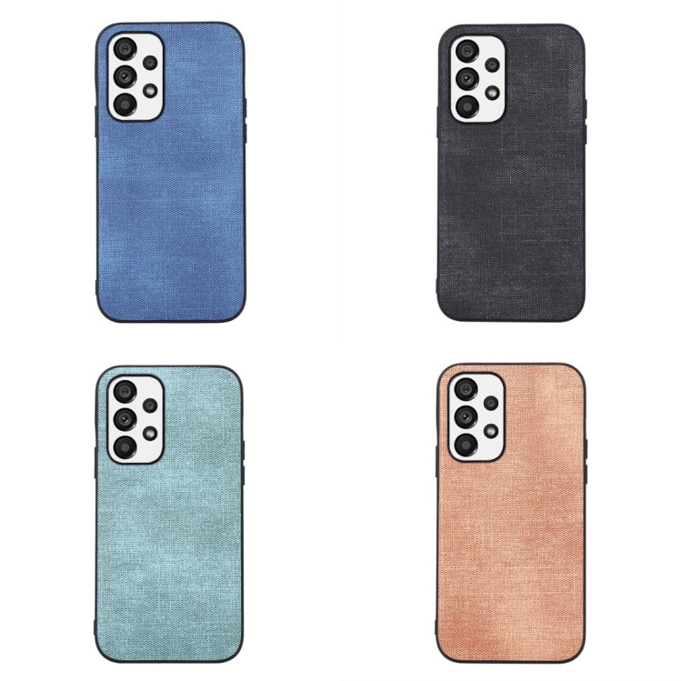 For Samsung Galaxy A33 5G Brugg Texture PU+TPU+PC Shockproof Phone Case