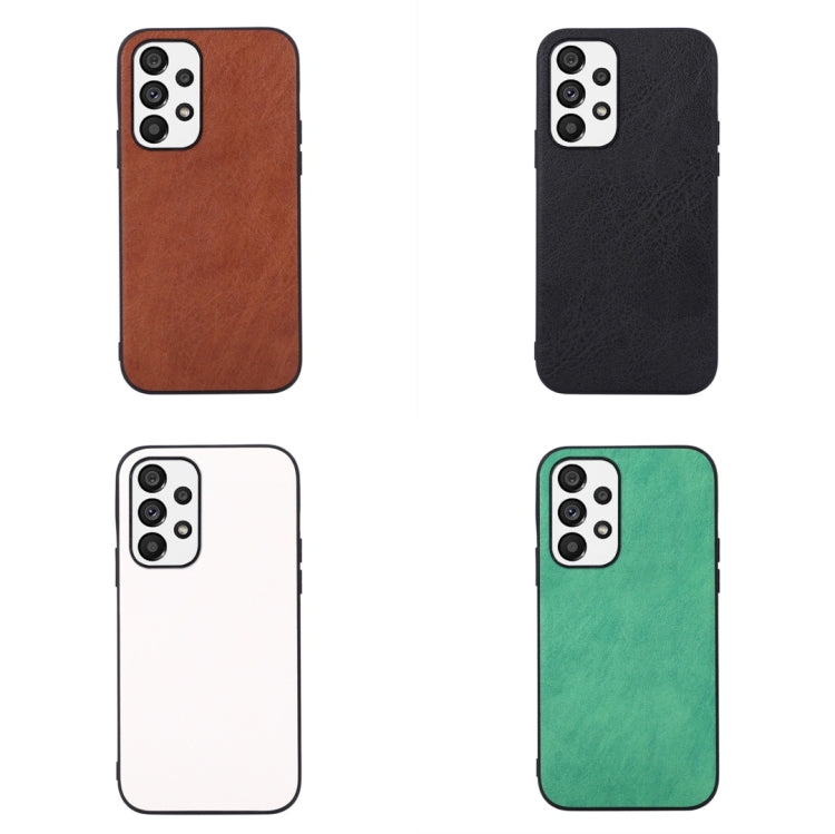 For Samsung Galaxy A73 5G FaletteTexture PU+TPU+PC Shockproof Phone Case