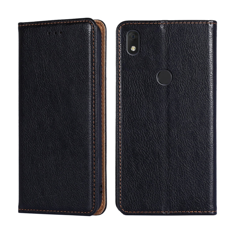 For Alcatel Axel / Lumos Pure Color Magnetic Leather Phone Case