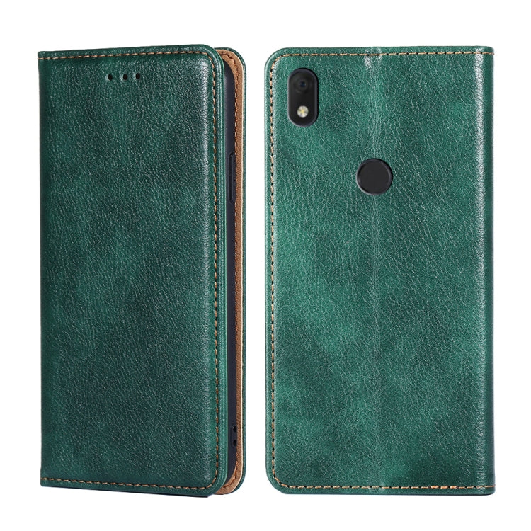 For Alcatel Axel / Lumos Pure Color Magnetic Leather Phone Case