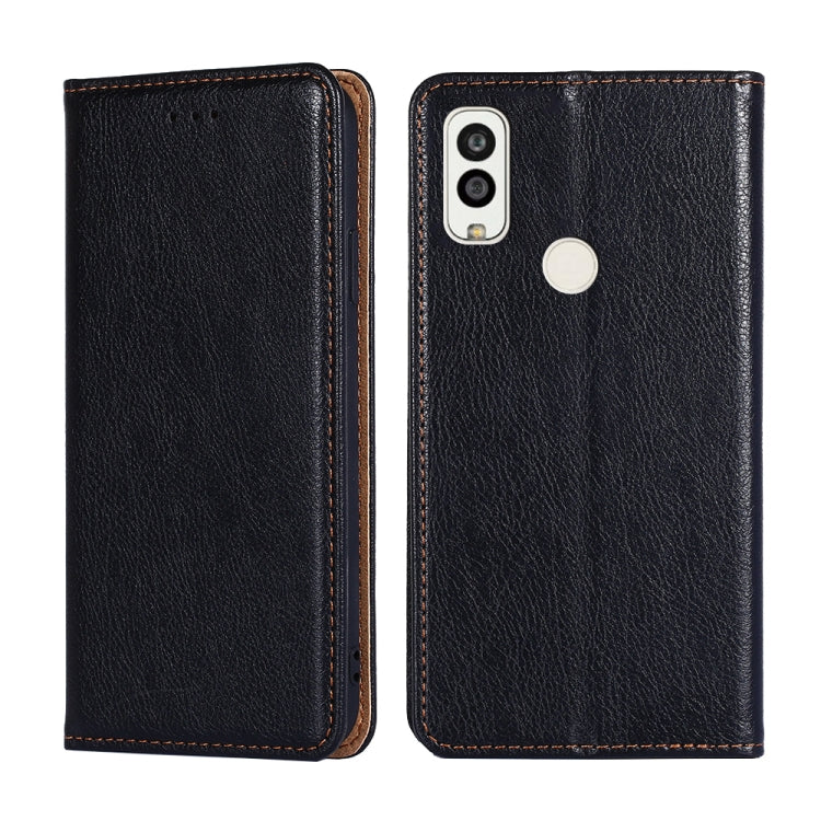 For Kyocera Android One S9 / Digno Sanga Edition Pure Color Magnetic Leather Phone Case