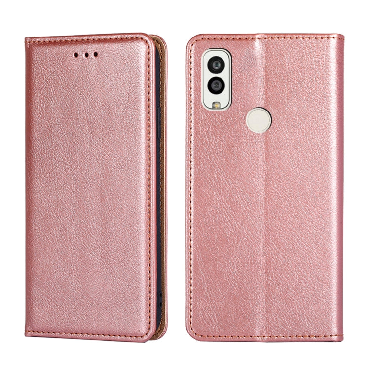 For Kyocera Android One S9 / Digno Sanga Edition Pure Color Magnetic Leather Phone Case
