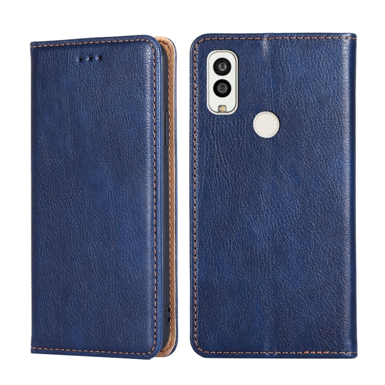 For Kyocera Android One S9 / Digno Sanga Edition Pure Color Magnetic Leather Phone Case