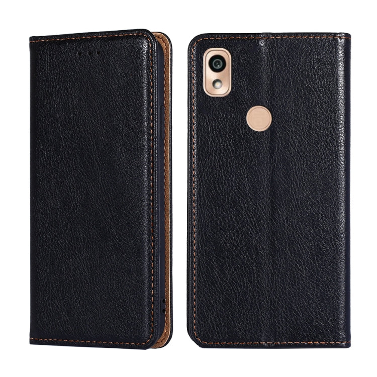 For Kyocera KY-51B Pure Color Magnetic Leather Phone Case