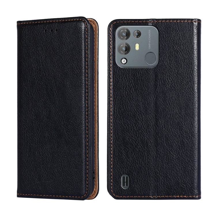For Blackview A55 Pro Pure Color Magnetic Leather Phone Case