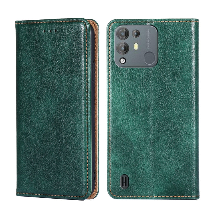 For Blackview A55 Pro Pure Color Magnetic Leather Phone Case