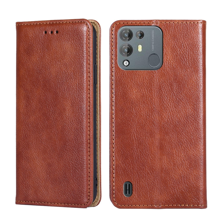 For Blackview A55 Pro Pure Color Magnetic Leather Phone Case