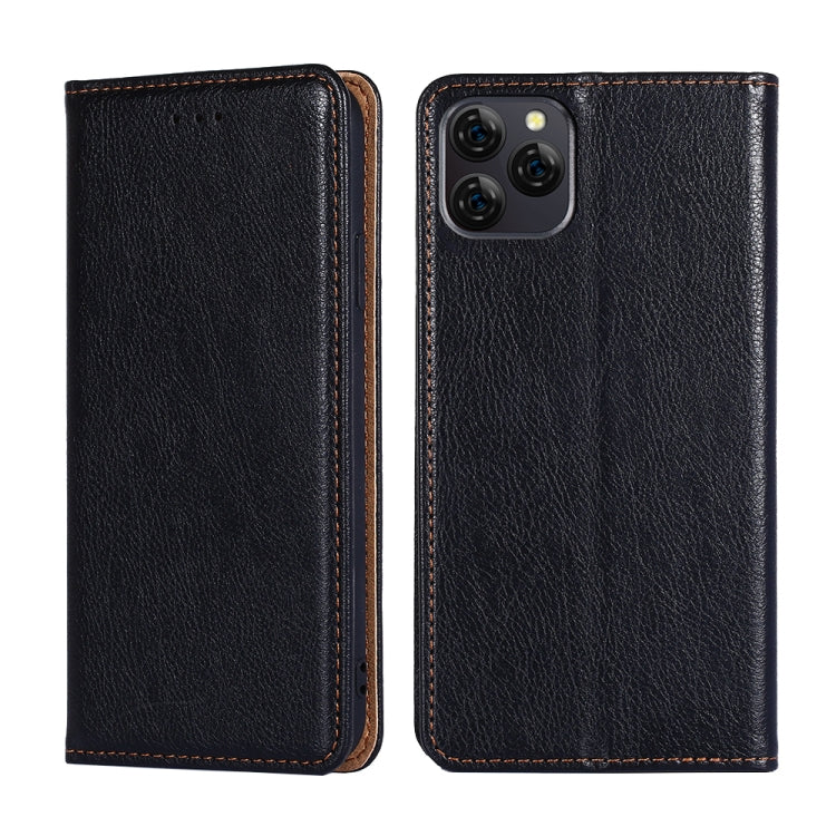 For Blackview A95 Pure Color Magnetic Leather Phone Case