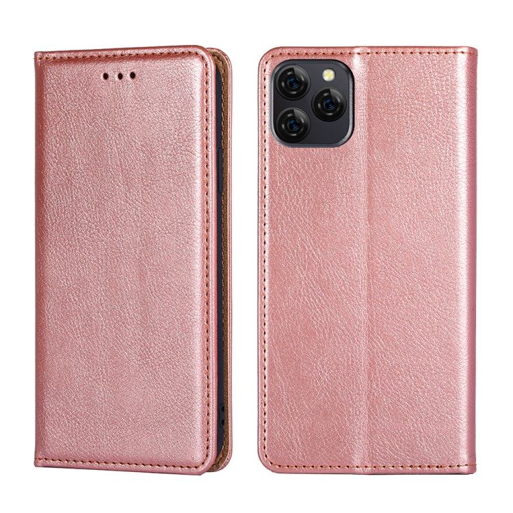 For Blackview A95 Pure Color Magnetic Leather Phone Case