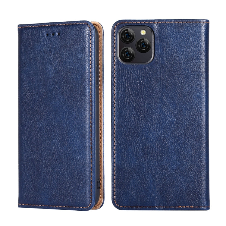 For Blackview A95 Pure Color Magnetic Leather Phone Case