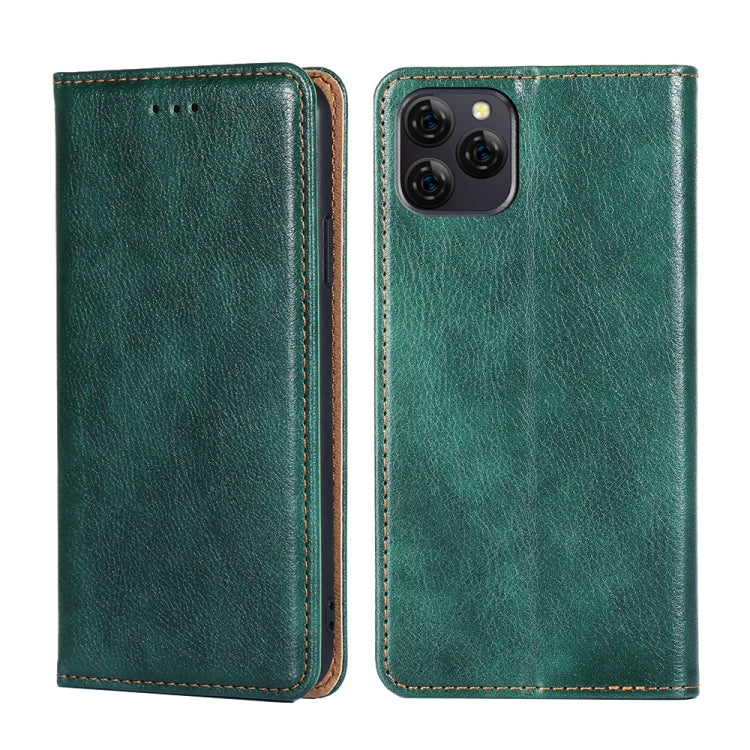 For Blackview A95 Pure Color Magnetic Leather Phone Case