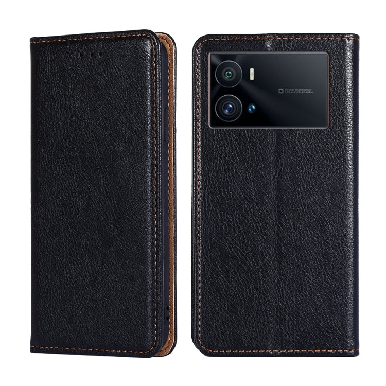 For vivo iQOO 9 Pro 5G Pure Color Magnetic Leather Phone Case