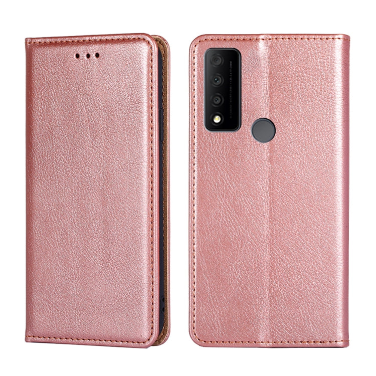 For TCL 30V 5G T781S Pure Color Magnetic Leather Phone Case