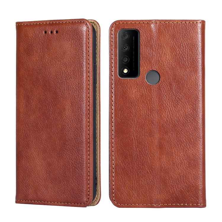 For TCL 30V 5G T781S Pure Color Magnetic Leather Phone Case