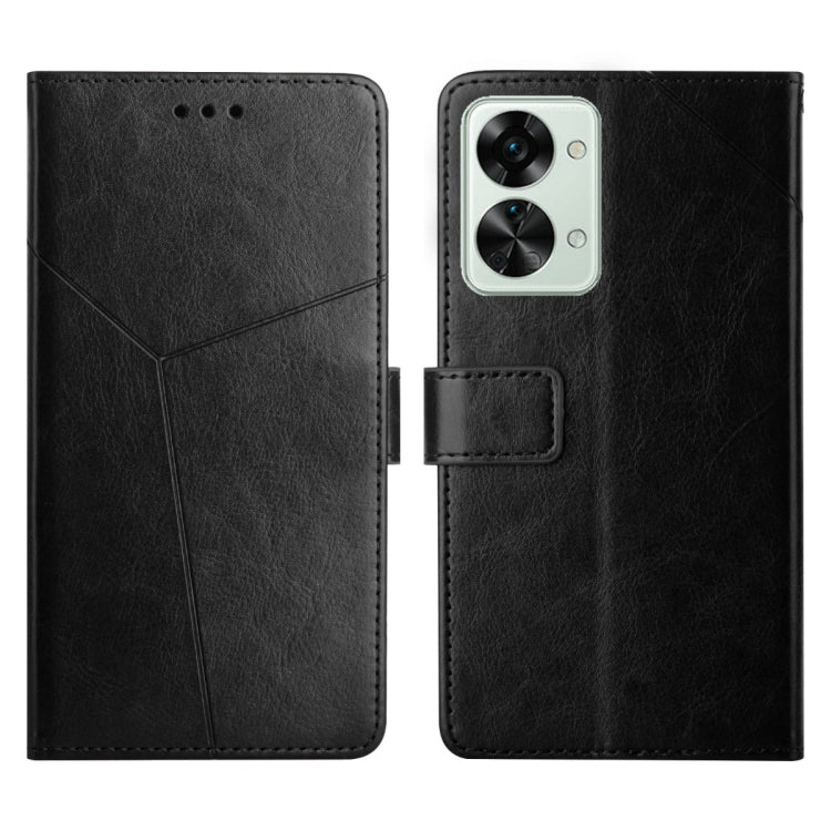 For OnePlus Nord 2T 5G Y Stitching Horizontal Flip Leather Phone Case