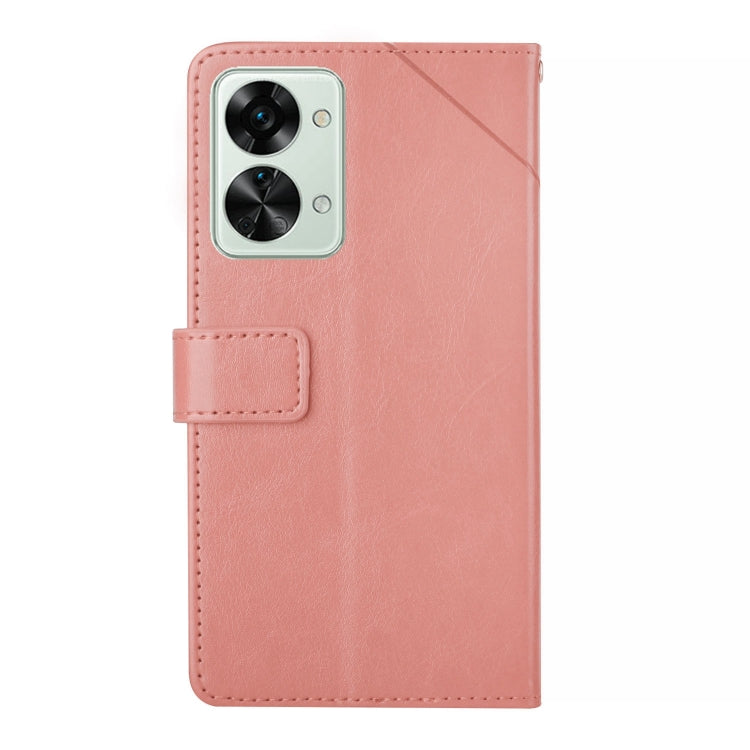 For OnePlus Nord 2T 5G Y Stitching Horizontal Flip Leather Phone Case