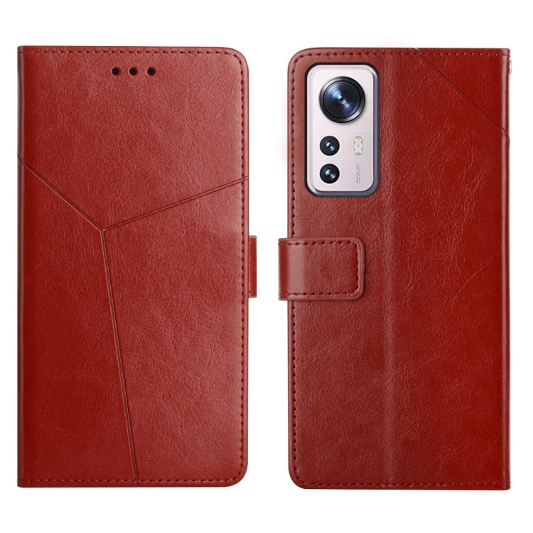 For Xiaomi 12 Lite Y Stitching Horizontal Flip Leather Phone Case