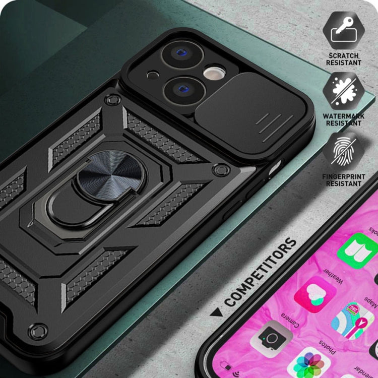 For iPhone 14 Sliding Camera Cover Design TPU+PC Phone Case