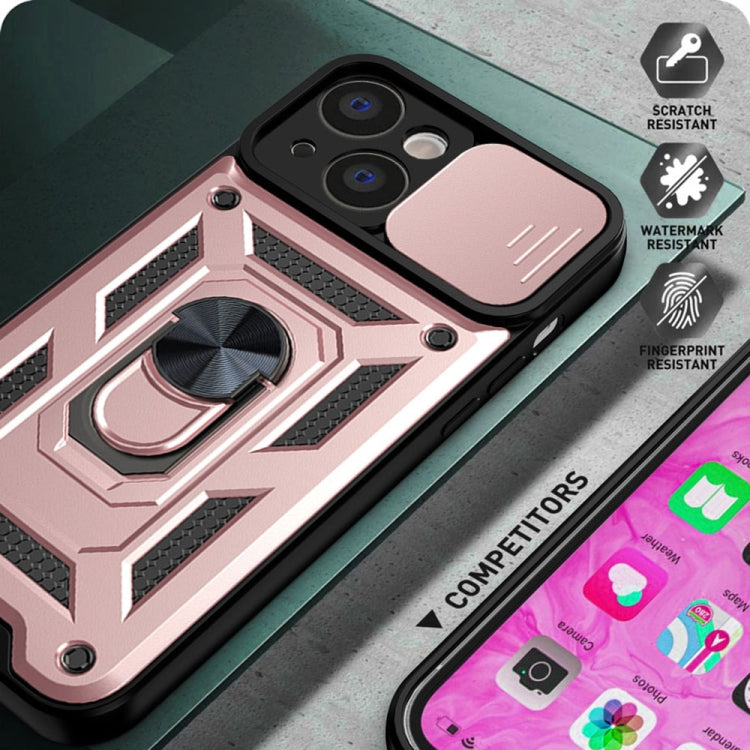 For iPhone 14 Sliding Camera Cover Design TPU+PC Phone Case