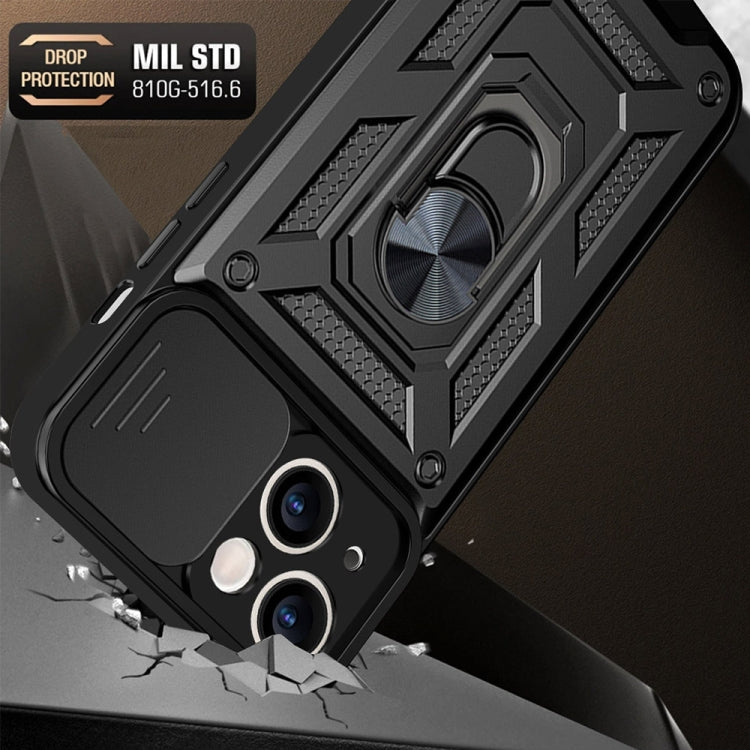 For iPhone 14 Pro Sliding Camera Cover Design TPU+PC Phone Case