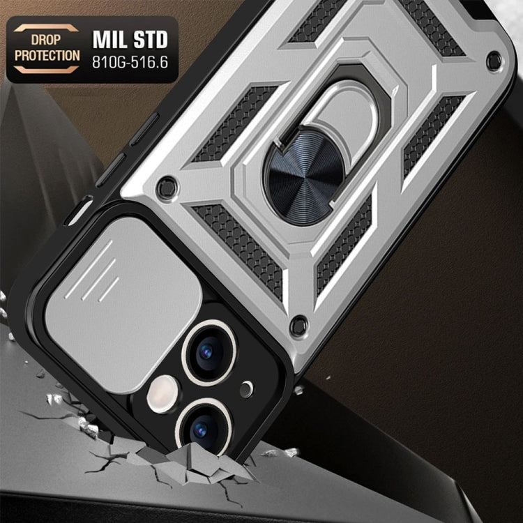 For iPhone 14 Pro Sliding Camera Cover Design TPU+PC Phone Case