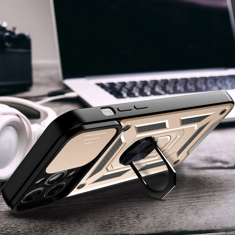 For iPhone 14 Plus Sliding Camera Cover Design TPU+PC Phone Case