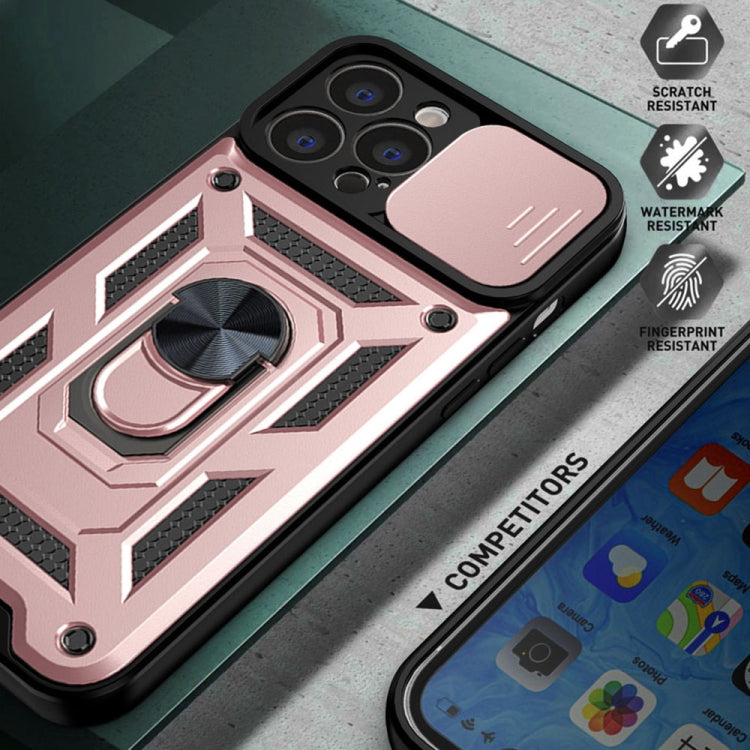 For iPhone 14 Plus Sliding Camera Cover Design TPU+PC Phone Case