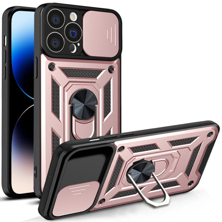 For iPhone 14 Pro Max Sliding Camera Cover Design TPU+PC Phone Case