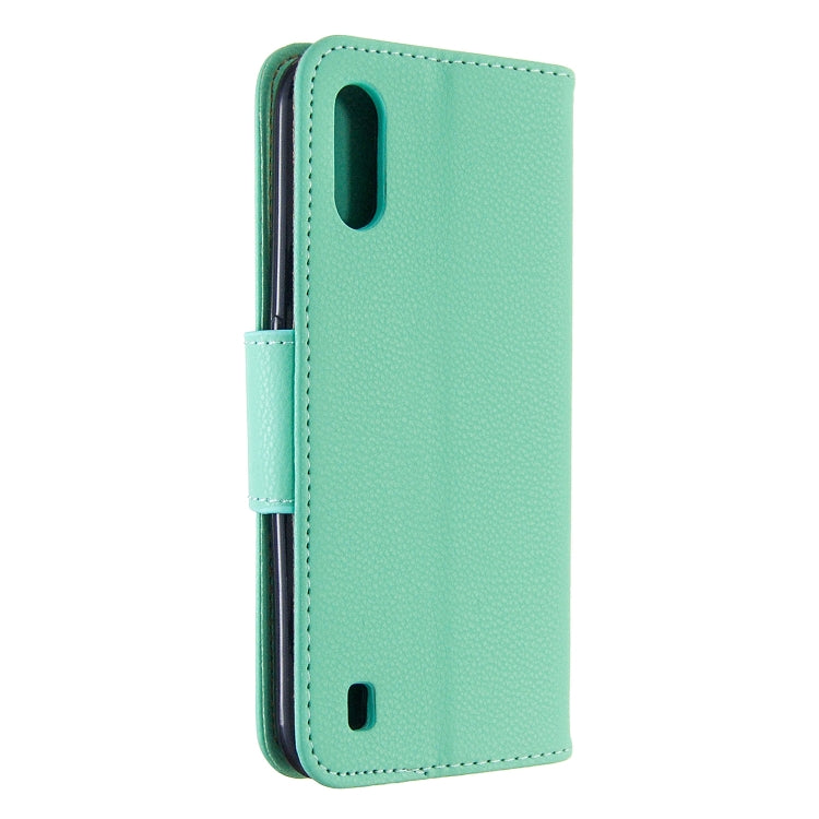 For Xiaomi Redmi K30 Litchi Texture Pure Color Horizontal Flip PU Leather Case with Holder & Card Slots & Wallet & Lanyard