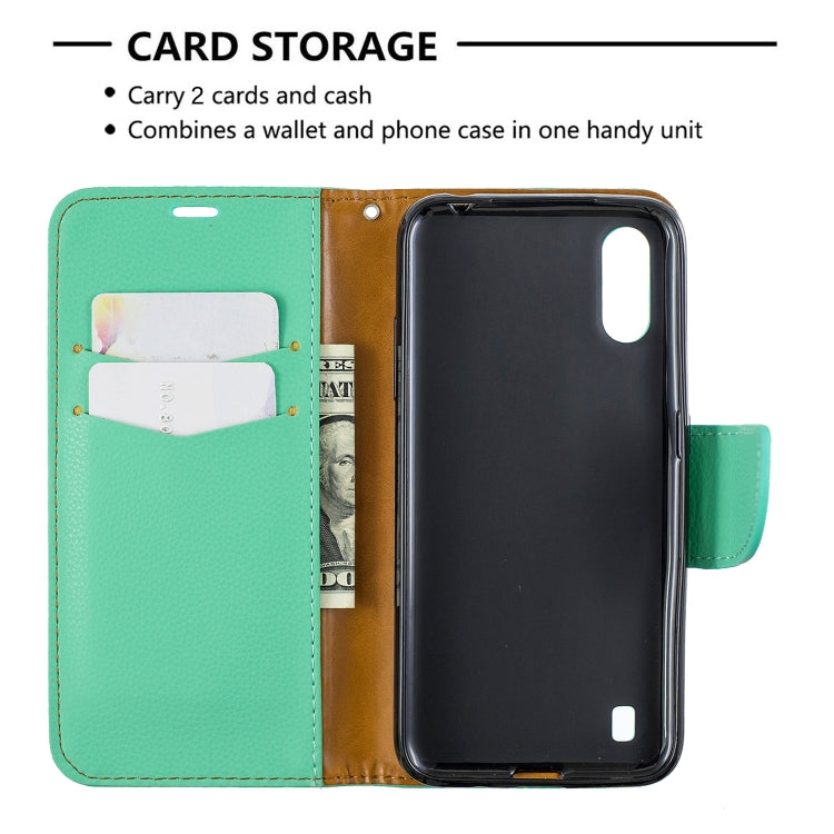 For Xiaomi Redmi K30 Litchi Texture Pure Color Horizontal Flip PU Leather Case with Holder & Card Slots & Wallet & Lanyard