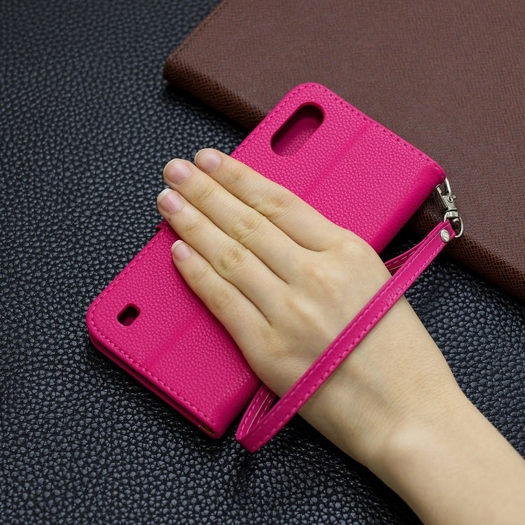 For Xiaomi Redmi K30 Litchi Texture Pure Color Horizontal Flip PU Leather Case with Holder & Card Slots & Wallet & Lanyard
