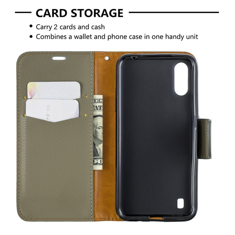 For Xiaomi Redmi K30 Litchi Texture Pure Color Horizontal Flip PU Leather Case with Holder & Card Slots & Wallet & Lanyard