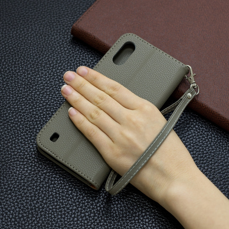 For Xiaomi Redmi K30 Litchi Texture Pure Color Horizontal Flip PU Leather Case with Holder & Card Slots & Wallet & Lanyard