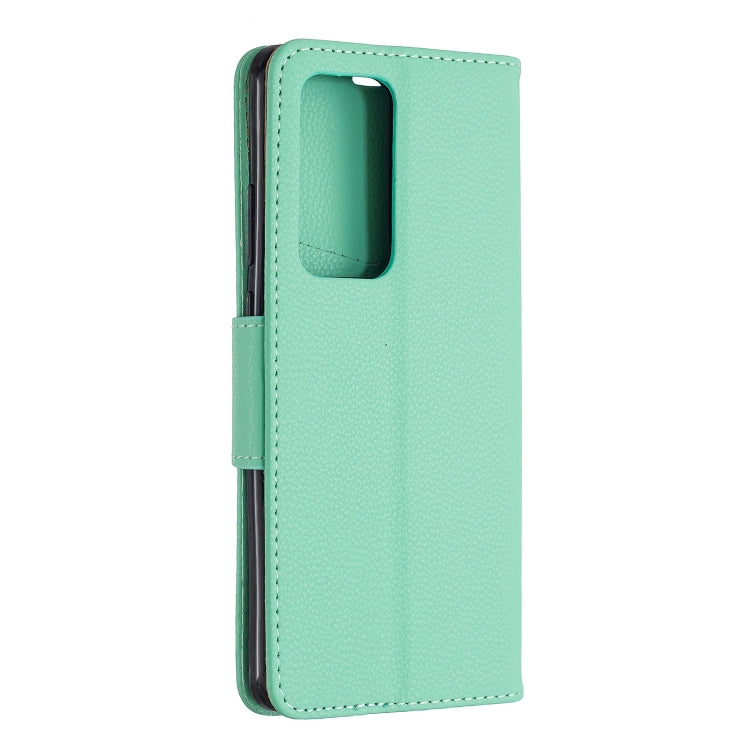 For Huawei P40 Pro Litchi Texture Pure Color Horizontal Flip PU Leather Case with Holder & Card Slots & Wallet & Lanyard