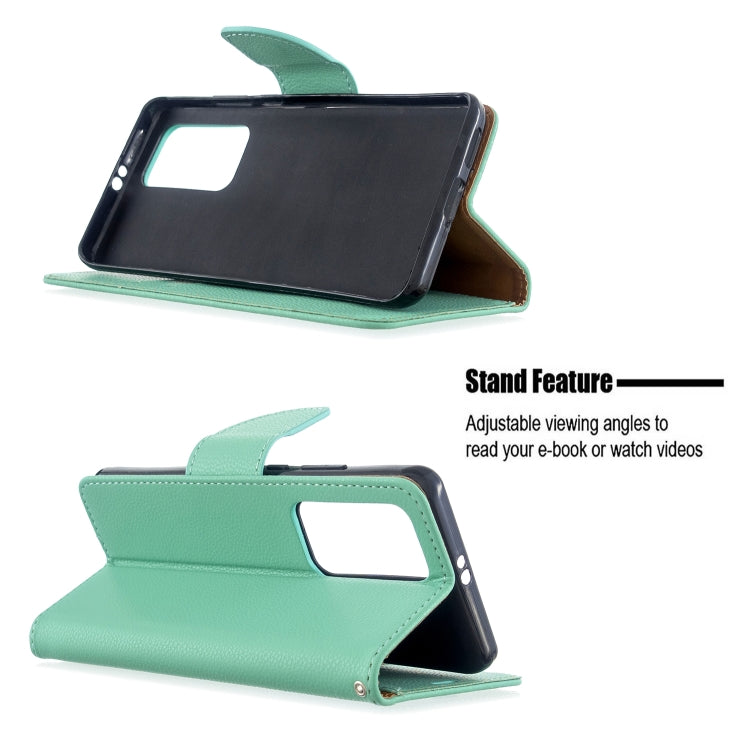 For Huawei P40 Pro Litchi Texture Pure Color Horizontal Flip PU Leather Case with Holder & Card Slots & Wallet & Lanyard