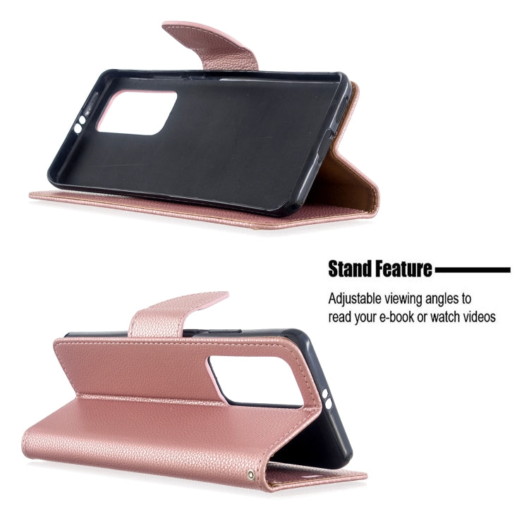 For Huawei P40 Pro Litchi Texture Pure Color Horizontal Flip PU Leather Case with Holder & Card Slots & Wallet & Lanyard