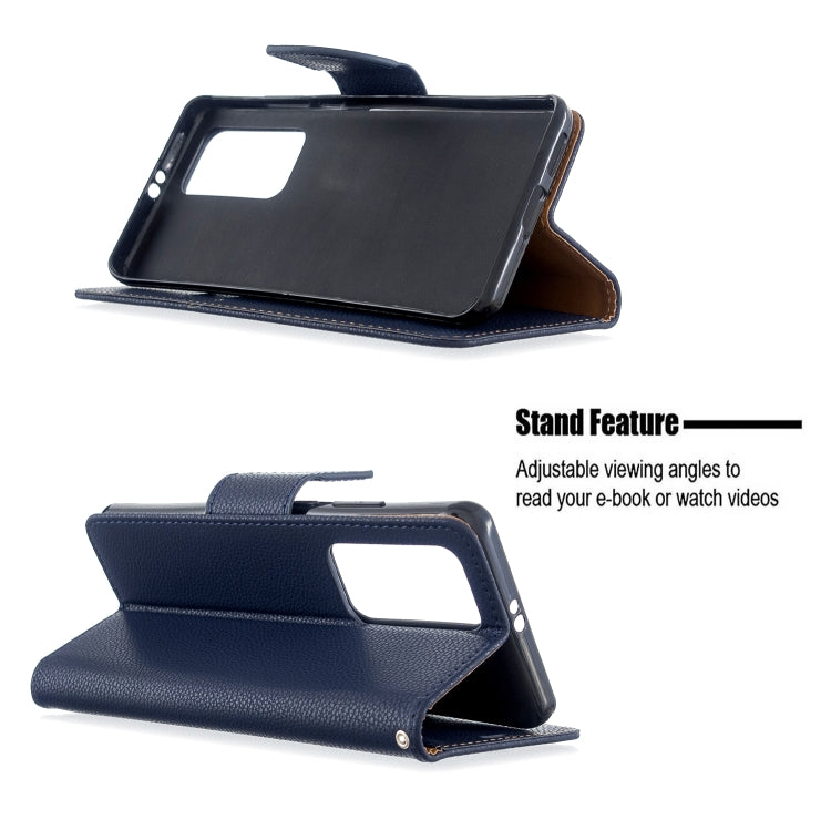 For Huawei P40 Pro Litchi Texture Pure Color Horizontal Flip PU Leather Case with Holder & Card Slots & Wallet & Lanyard
