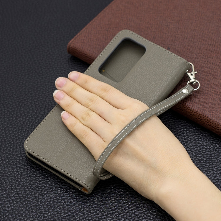 For Huawei P40 Pro Litchi Texture Pure Color Horizontal Flip PU Leather Case with Holder & Card Slots & Wallet & Lanyard
