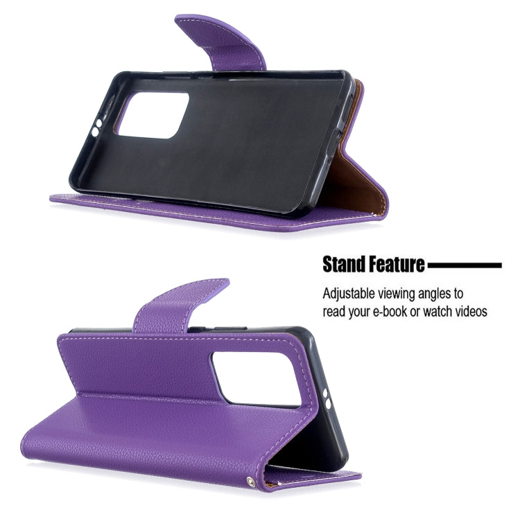 For Huawei P40 Pro Litchi Texture Pure Color Horizontal Flip PU Leather Case with Holder & Card Slots & Wallet & Lanyard