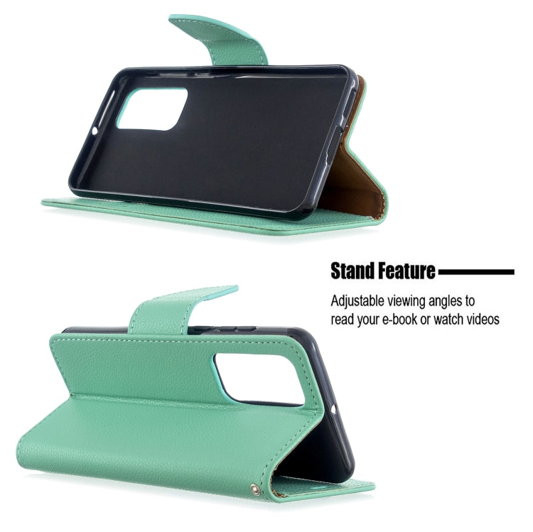 For Huawei P40 Litchi Texture Pure Color Horizontal Flip PU Leather Case with Holder & Card Slots & Wallet & Lanyard